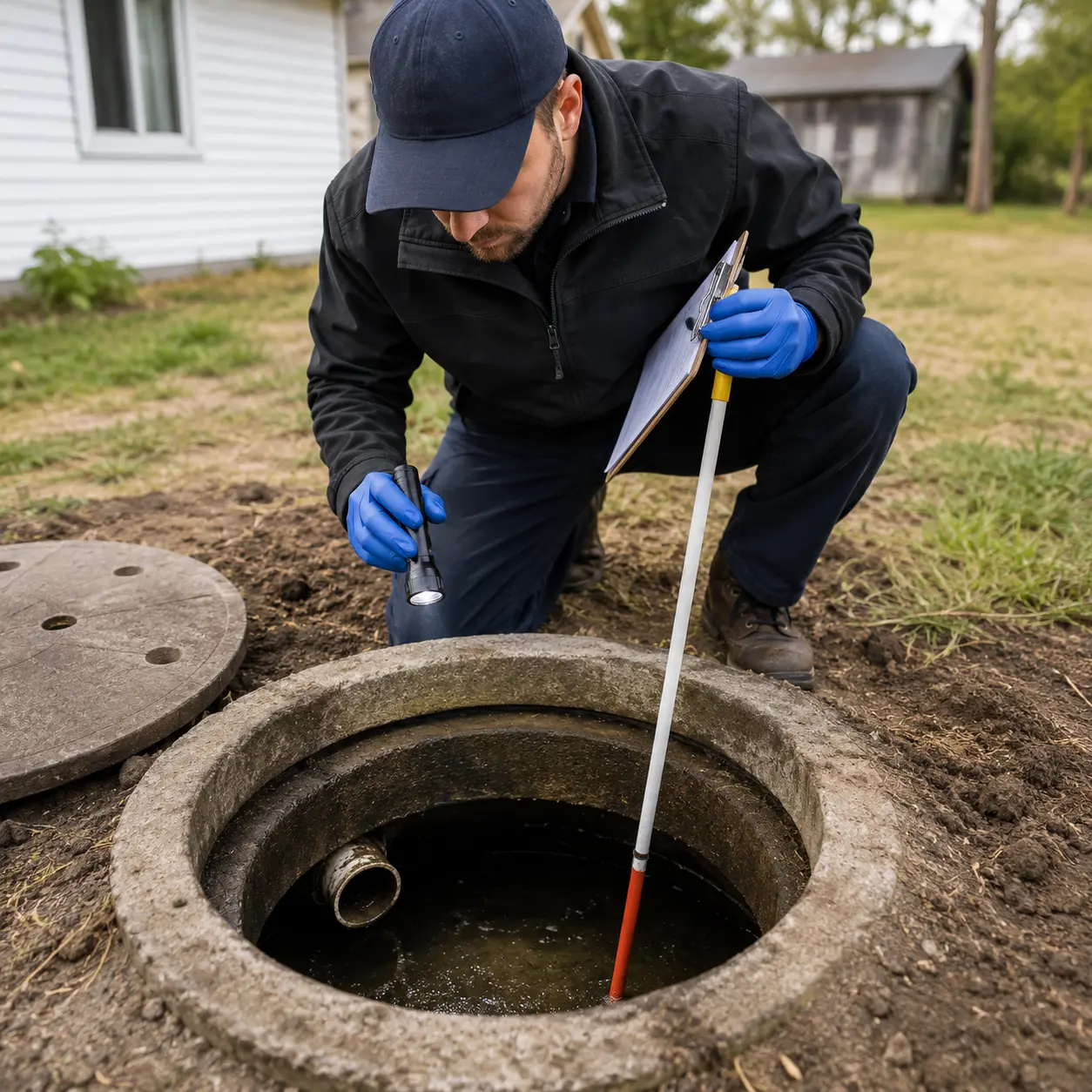Septic tank pumping and repair for farms and rural homes